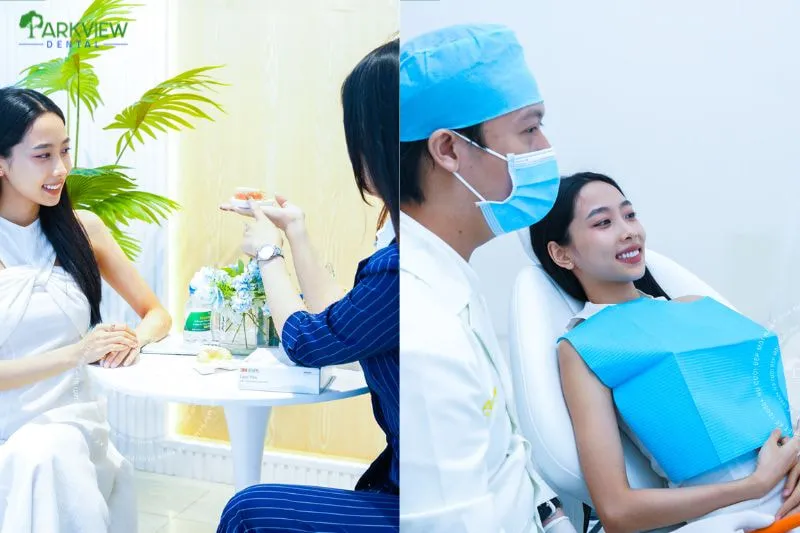 Hình ảnh khách hàng tại nha khoa Parkview