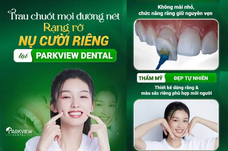 Làm răng sứ thẩm mỹ tại nha khoa Parkview - Duy trì độ trắng sáng lâu dài